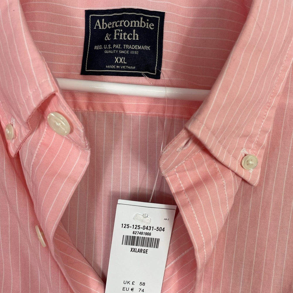 Abercrombie and Fitch striped button front shirt - Picture 6 of 8